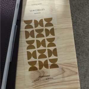 Bundle for Carter7418 only-Cloth & Paper Semicircles Stickers